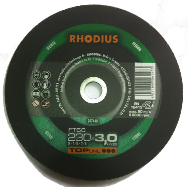 Δίσκος πέτρας RHODIUS FT66